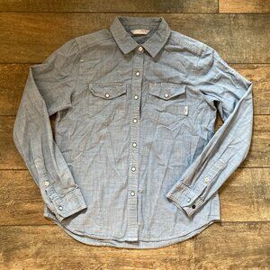 Women's Western Stio Chambray Denim Snap Shirt